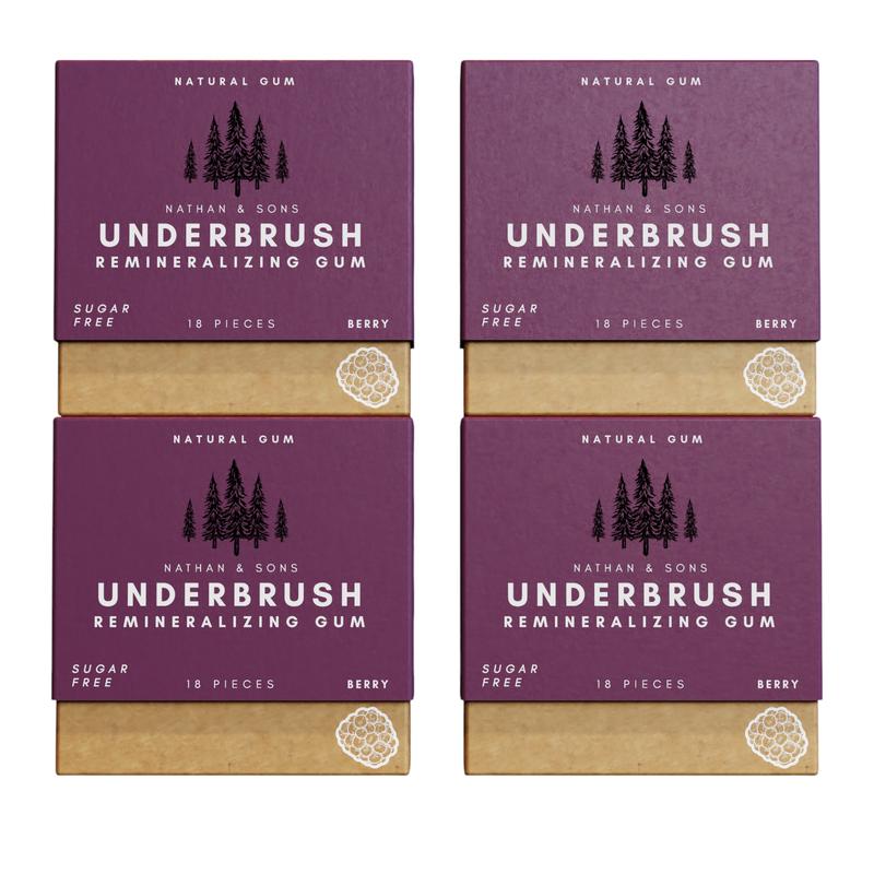 Underbrush Gum- 4 Pack 30 day supply